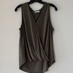 Universal Thread Dark Olive Wrap Top